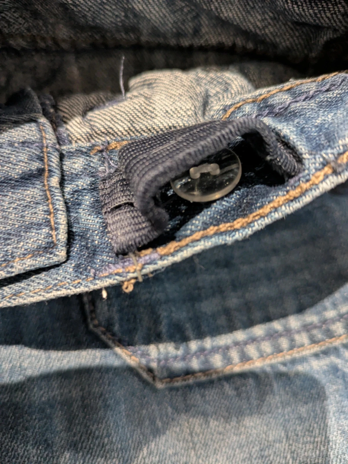 Short jeans taille 3/4 ans – photo 8